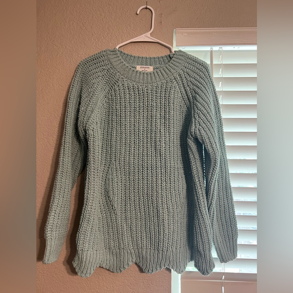 Teal Blue Sweater